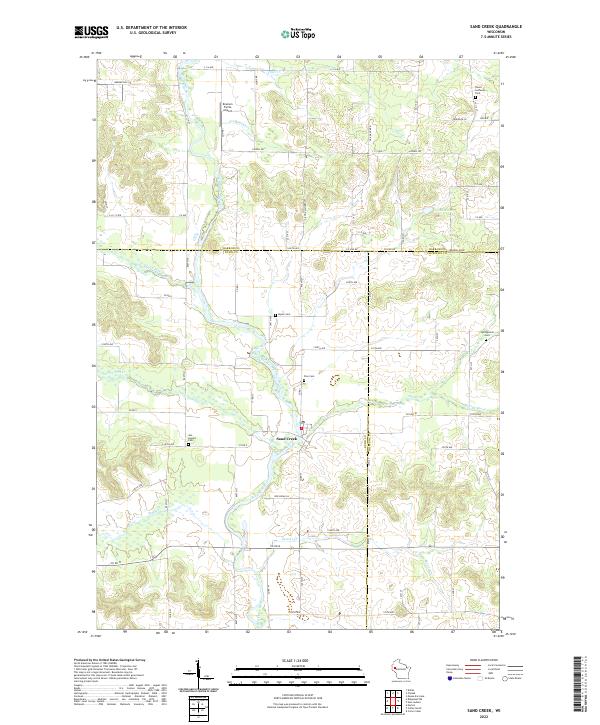 USGS Topographic Map – Sand Creek