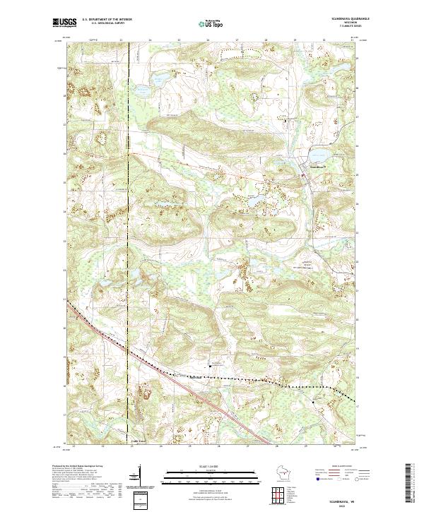 USGS Topographic Map – Scandinavia