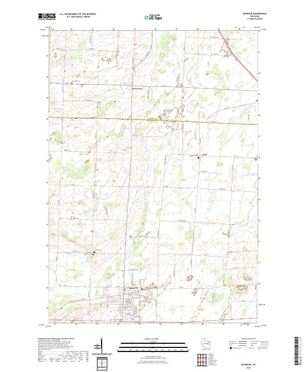 USGS Topographic Map – Seymour