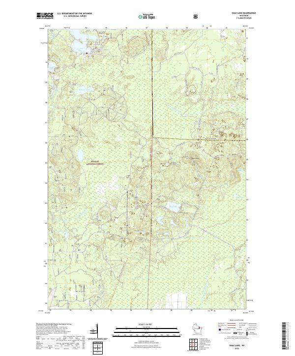 USGS Topographic Map – Shay Lake