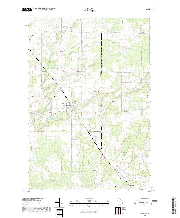 USGS Topographic Map – Sheldon