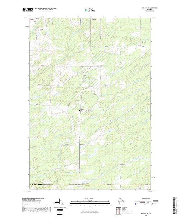 USGS Topographic Map – Sheldon NE