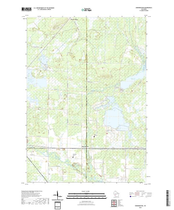 USGS Topographic Map – Shennington