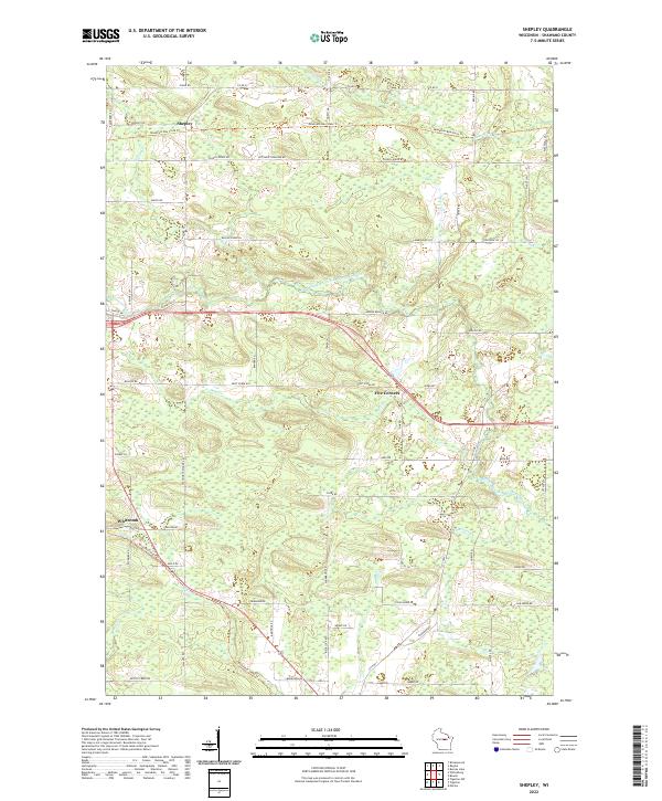 USGS Topographic Map – Shepley
