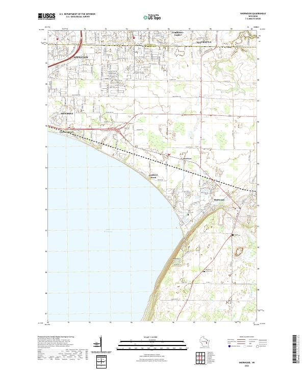 USGS Topographic Map – Sherwood