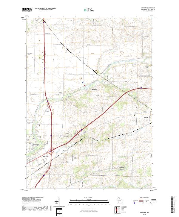USGS Topographic Map – Shopiere