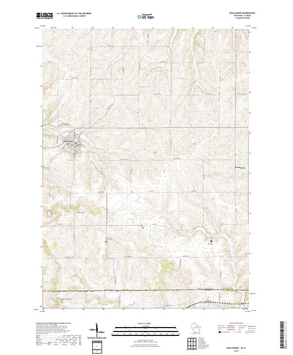 USGS Topographic Map – Shullsburg