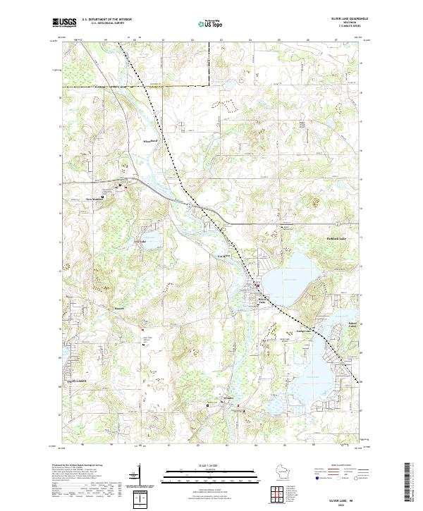 USGS Topographic Map – Silver Lake