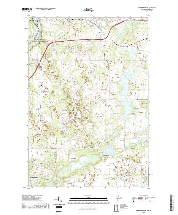 USGS Topographic Map – Somerset South