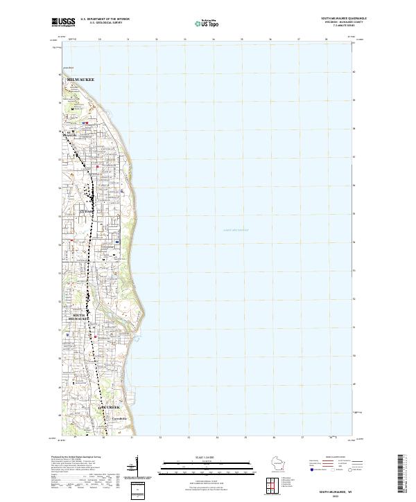 USGS Topographic Map – South Milwaukee