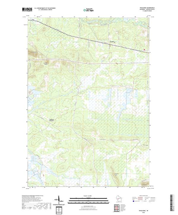 USGS Topographic Map – Spaulding