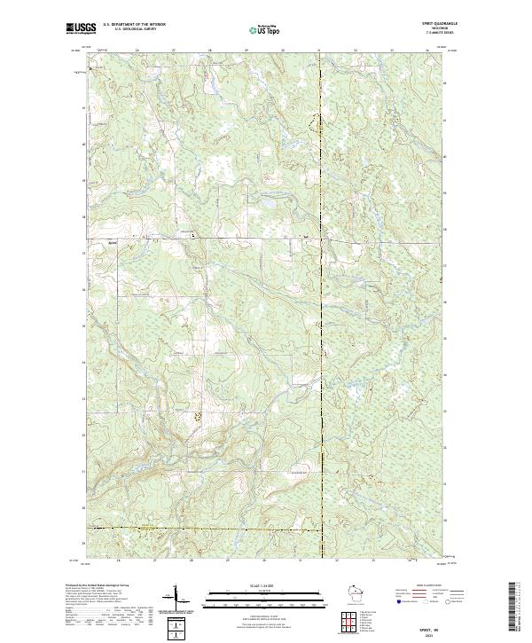 USGS Topographic Map – Spirit