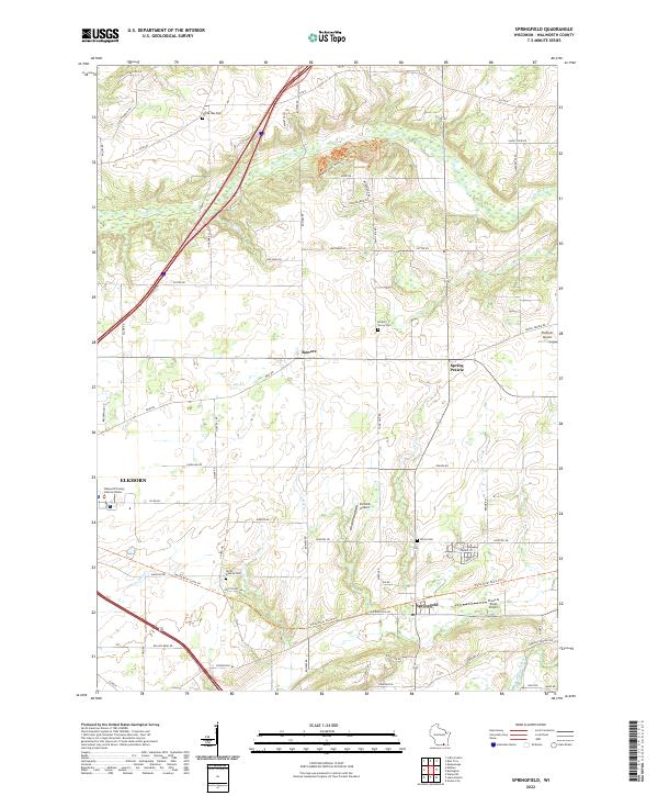 USGS Topographic Map – Springfield