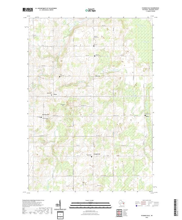 USGS Topographic Map – Stangelville