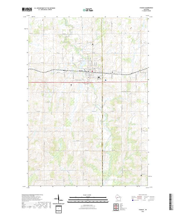 USGS Topographic Map – Stanley
