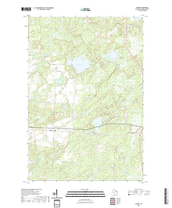 USGS Topographic Map – Starks