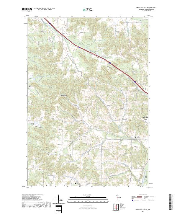 USGS Topographic Map – Stenulson Coulee
