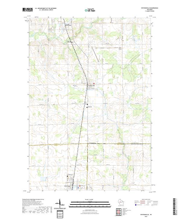 USGS Topographic Map – Stetsonville