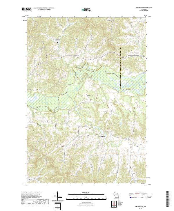 USGS Topographic Map – Stevenstown