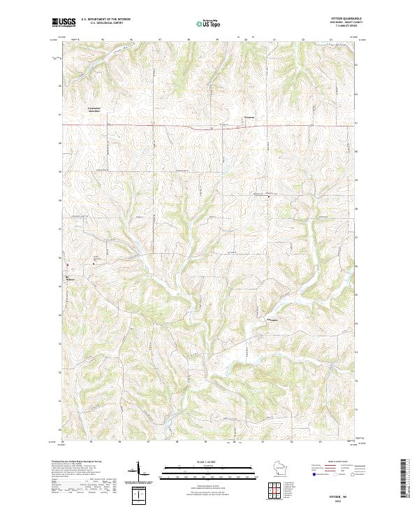 USGS Topographic Map – Stitzer