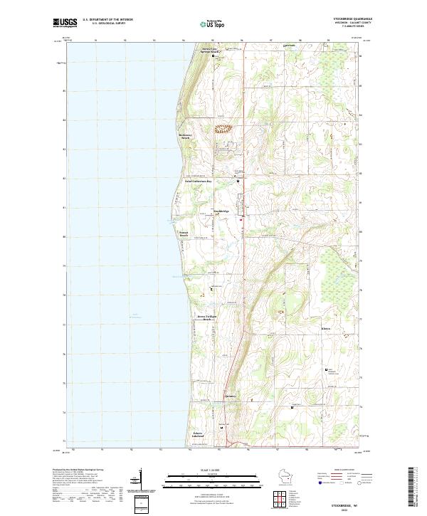 USGS Topographic Map – Stockbridge