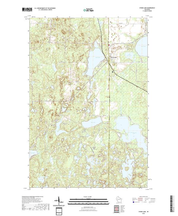 USGS Topographic Map – Stone Lake