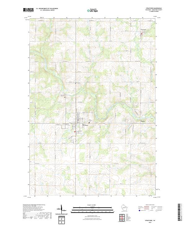 USGS Topographic Map – Stratford