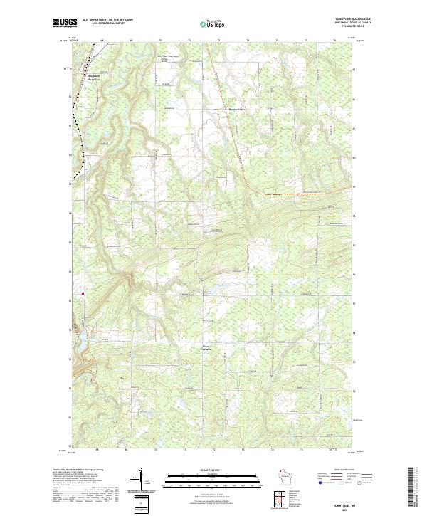 USGS Topographic Map – Sunnyside