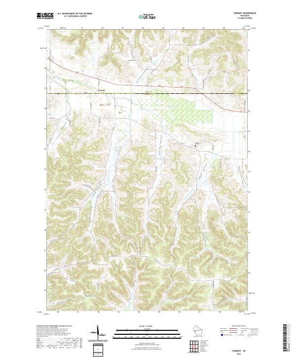 USGS Topographic Map – Tarrant