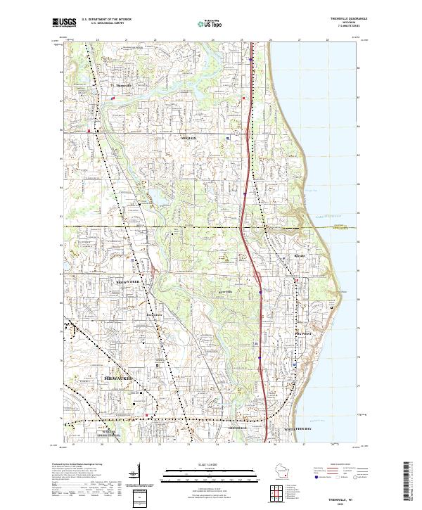 USGS Topographic Map – Thiensville
