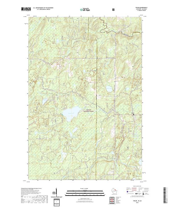 USGS Topographic Map – Tipler