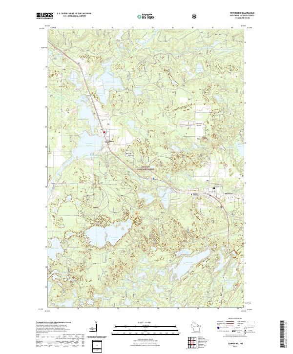 USGS Topographic Map – Townsend