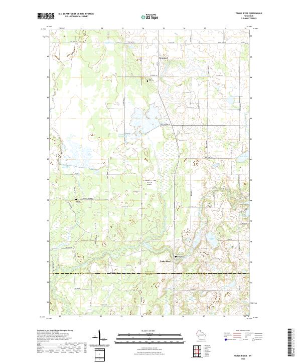 USGS Topographic Map – Trade River