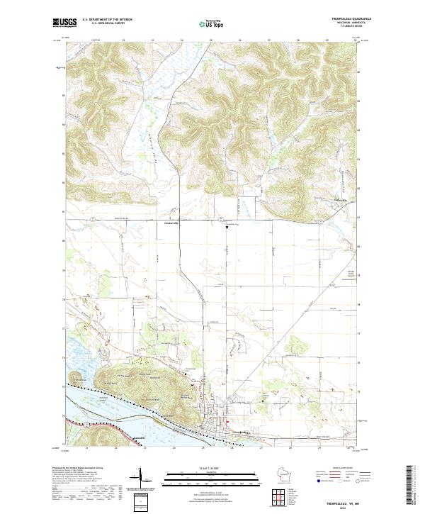 USGS Topographic Map – Trempealeau