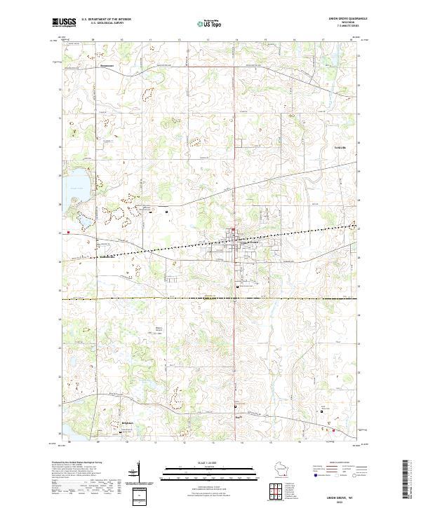 USGS Topographic Map – Union Grove
