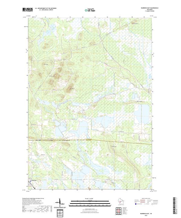 USGS Topographic Map – Warrens East