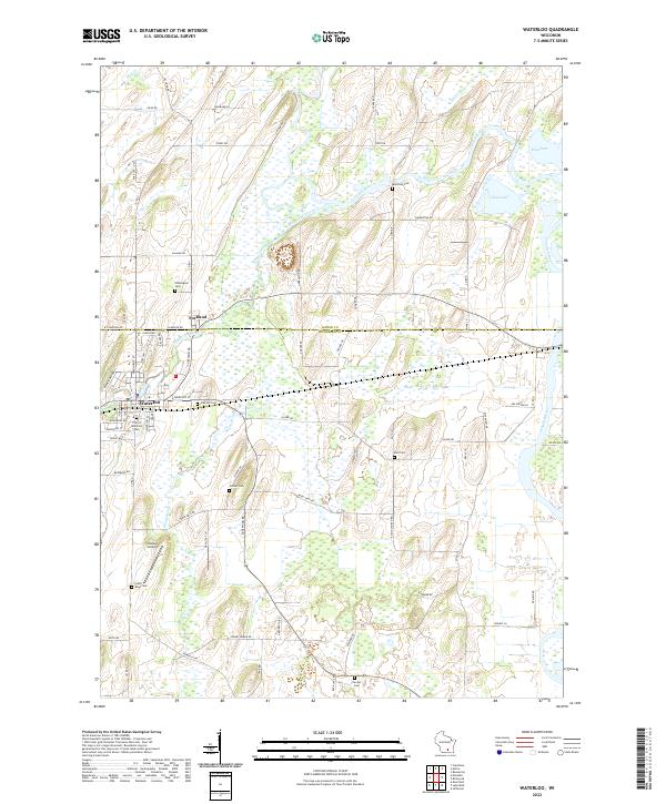 USGS Topographic Map – Waterloo