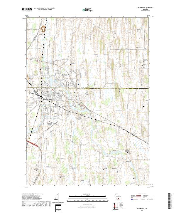 USGS Topographic Map – Watertown