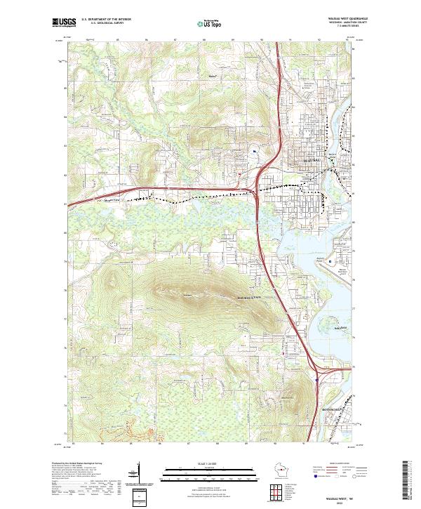 USGS Topographic Map – Wausau West