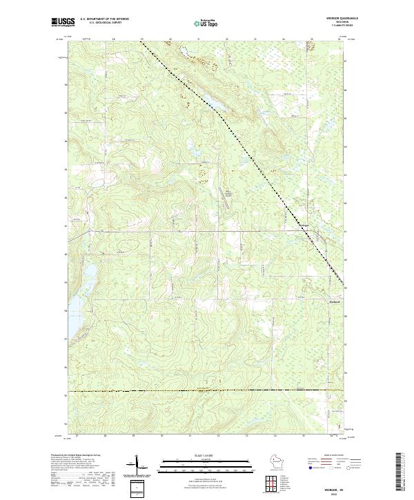 USGS Topographic Map – Weirgor