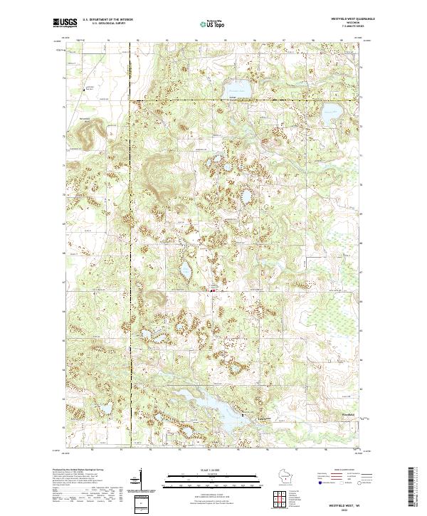 USGS Topographic Map – Westfield West