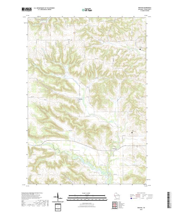 USGS Topographic Map – Weston