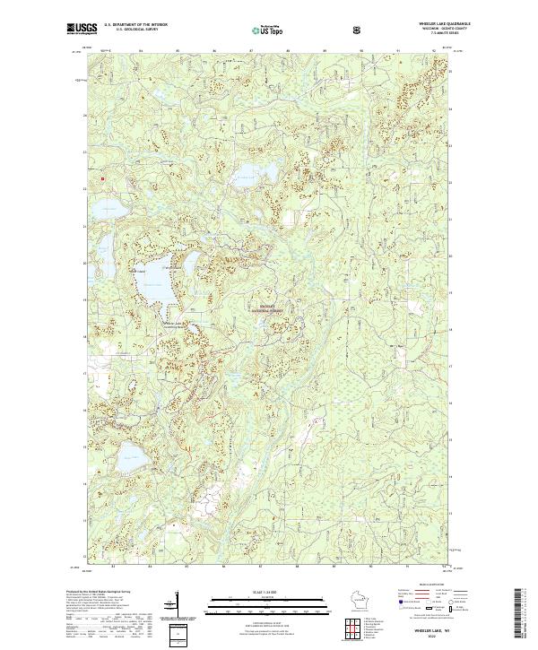 USGS Topographic Map – Wheeler Lake