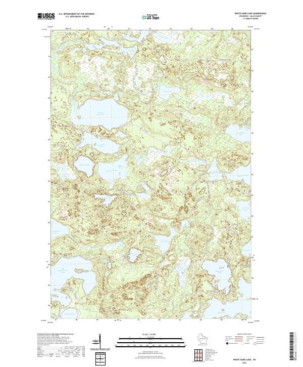 USGS Topographic Map – White Sand Lake