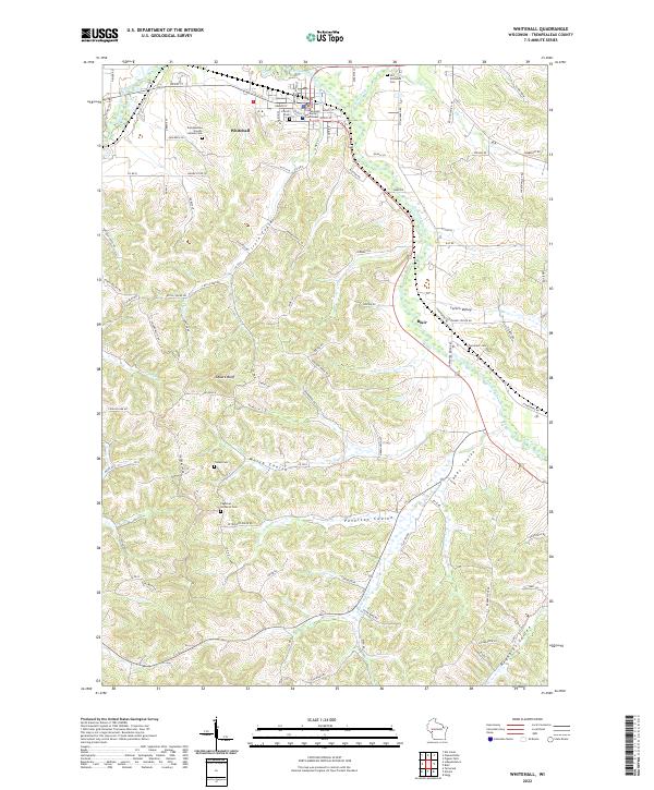 USGS Topographic Map – Whitehall