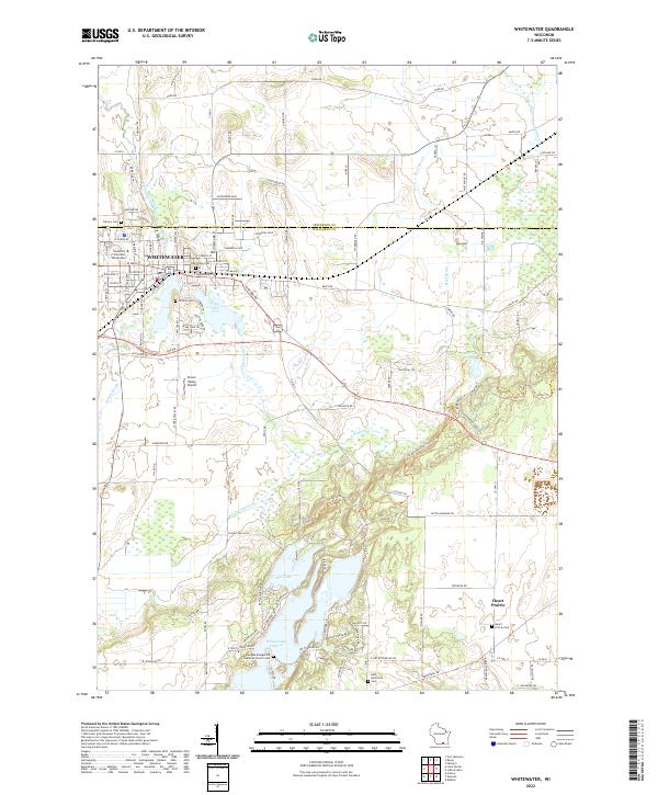 USGS Topographic Map – Whitewater