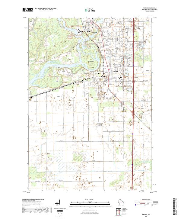USGS Topographic Map – Whiting