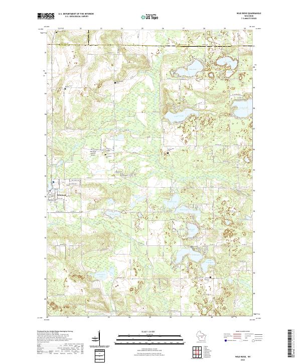 USGS Topographic Map – Wild Rose