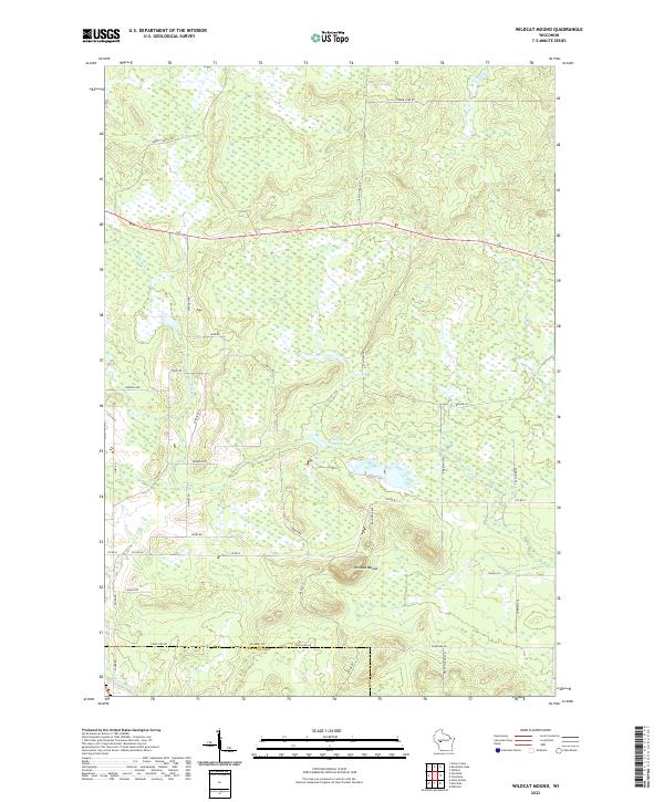 USGS Topographic Map – Wildcat Mound