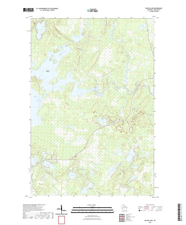 USGS Topographic Map – Wilson Lake
